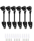 Built Tough Outdoor Roller Shade Bungee Kit With End Caps And Replacement Tie Downs 3 Pack Black for Coolaroo sun shades