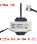 High Quality Brushless DC Motor For Air Conditioner Inverter Fan Replacement WZDK30 38G RD310 30 8T 310V 30W Parts For Home AC Systems