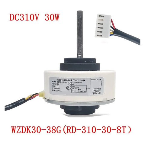 High Quality Brushless DC Motor For Air Conditioner Inverter Fan Replacement WZDK30 38G RD310 30 8T 310V 30W Parts For Home AC Systems