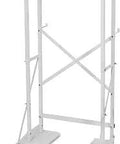 Heavy Duty Washer And Dryer Stacking Rack Stand For Portable Units Apartment Friendly Space Saving Stackable Dryer Shelf, white steel