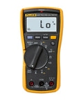Digital Multimeter With Non Contact Voltage Detection VoltAlert Technology AutoVolt Automatic AC And DC Voltage Selection Low Impedance Mode To Prevent Ghost Readings Measures Resistance Continuity Frequency Capacitance Min Max And Average LED Backlight displaying front dial and screen
