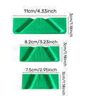 Sharpen Drill Bits Like a Pro With This Manual Jig for Bench Grinders Featuring 3 Angle Guides at 90 118 and 135 Degrees No Power Required Easy to Use; green angle guides showing dimensions