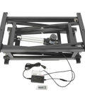 High Tech Electric Scissor Lift Table For Warehouse Pros, 180 Lb Heavy Duty Capacity with smooth hydraulic pump and remote control.