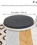 Heavy Duty Furniture Sliders 8 Pack Moving Pads 3.5 inches for hardwood floors and carpets, showing protective design.