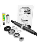 Top Shelf Washer Tub Shaft And Bearing Replacement Kit Compatible With W10435302 Ap5325033 Ps3503261 featuring bearing assembly and instruction sheet.