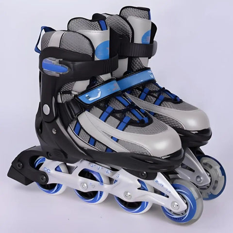 Inline skates shown with Pro Grade Replacement Shaft Gaskets for Inline Skates and Skateboard Tools Kit With Installation Tools.