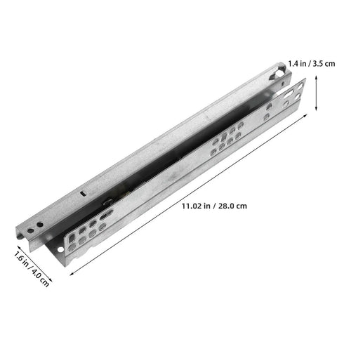 Beefy Heavy Duty Drawer Slides With Silent Buffer Function And Cold Rolled Steel Under Mount Rails Easy To Install Drawer Support Bottom Slides