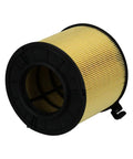 XA10639 Premium Engine Air Filter for Audi Q5 A4 A5 Sportback with black and yellow pleated design