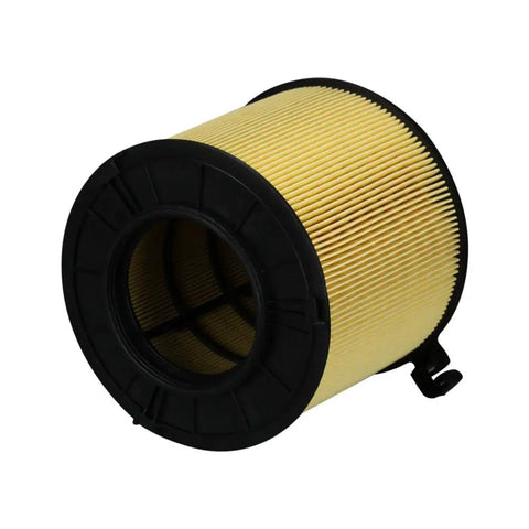 XA10639 Premium Engine Air Filter for Audi Q5 A4 A5 Sportback with black and yellow pleated design