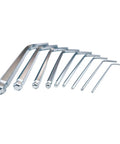 Heavy Duty 9-Piece Metric Hex Key Set Made From Premium 40Cr Steel For Tough Jobs, Professional Maintenance, Home Diy, And Industrial Tasks With Portable Storage Box That Lasts Forever. 9-piece metric hex wrench set
