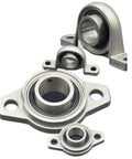 Heavy Duty 1PC KFL001 12mm Bore Pillow Block Flange Bearing Unit With Zinc Alloy Housing Industrial Machinery Ensuring Smooth Operation Stability With Reliable Support For Long Usage So Equipment Stays Rock Solid Runs Great During Work Shifts.