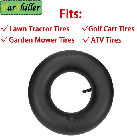 Heavy Duty 16x6.50-8 And 16x7.50-8 Inner Tube With Straight Valve Stem for lawn mowers and golf carts, product image.