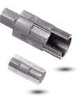 Ebike Freewheel Removal Tool For DNP 7 8 9 10 Speed Split Two Part Design With Pass Through Cable, two metal tool parts
