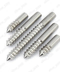 Beefy Hexagonal Socket Bolt 304 Stainless Steel Double Headed Hanger Bolt Self-Tapping Screw for Furniture M10 By 75mm Built to Last