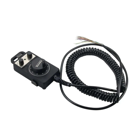 Electronic Handwheel For HC121 HC115 Machine Handle with coiled cable, precision control knob for CNC mills and lathes