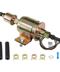 High Performance 12V Inline Fuel Pump For Gasoline And Diesel Engines With 5 To 9 PSI And 30 GPH No Fuss Install Plug And Play Mount