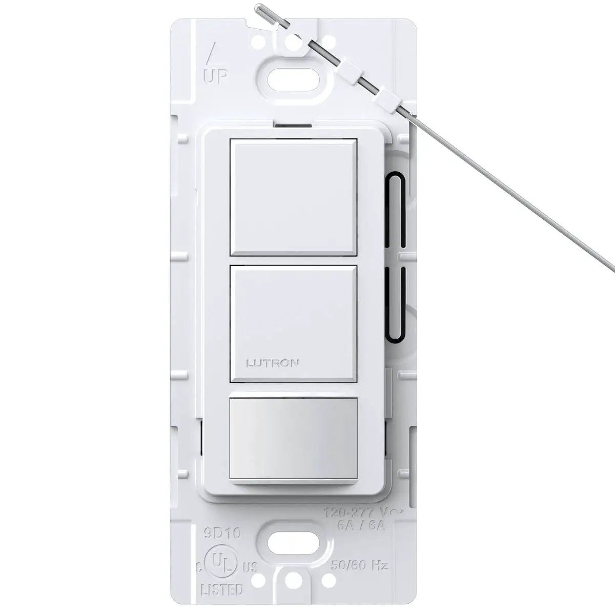 Maestro 6 Amp Dual Circuit Switch, White Finish