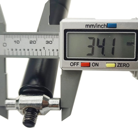 Close-up measurement of Heavy Duty Gas Spring Strut 1120-320000-00 Replacement For EP Big Joe Electric Pallet Jacks