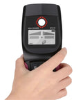 Heavy Duty Handheld Wall Scanner And Digital Stud Finder Badass Accuracy Metal Wood Pipe Cable Wire Locator With Crisp Lcd Display held in hand