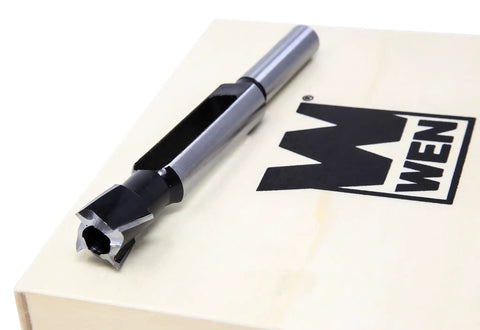 Five Piece Pro Grade Tenon And Deep Plug Cutter Drill Bit Set With Carrying Case For Dowels And Tenons Up To Three Inches Long Includes Three Eighths Inch, One Half Inch, Five Eighths Inch, Three Fourths Inch And One Inch Diameter Bits Fits Drill Presses