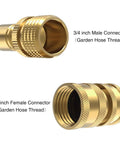 Heavy Duty Three Quarter Inch Garden Hose Quick Connect Fittings No Leak Water Splitter With Sink Spigot Adapters Brass Connectors