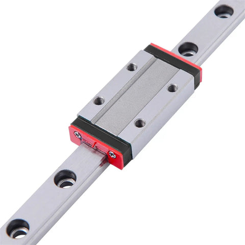 Pro Grade Linear Rail Guide Kit For 3D Printers And CNC Machines Includes Carriage Aluminum Alloy Anodized Finish Smooth Glide Durable