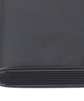 Top view of the Mini Ups Portable Battery Backup With 15000Mah Capacity Includes 5V 9V And 12V DC Outputs Plus Universal USB Port.