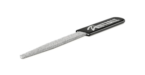 Kick Some Serious Wood Dust 6 Inch Coarse Warding Hand Rasp With Ergonomic Soft Grip Handle and Tungsten Carbide Teeth for fast rough woodworking