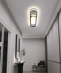 Modern LED Flush Mount Ceiling Light With Remote, Dimmable 40W Panel, 3000K To 6500K Color Temp, 2.3ft Acrylic Linear Fixture