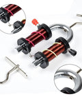 U Shaped Horseshoe Solenoid Electromagnet Kit For Electromagnetism Demos And Physics Lab Projects, Durable Metal Construction