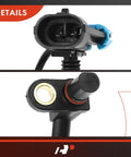 Fresh Solid Front Axle ABS Wheel Speed Sensors Left And Right Pair connector and sensor details for Chevy Silverado GMC Sierra Hummer H2