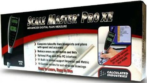 Pro Level Digital Plan Tape Measure With PC Hookup Featuring Ninety One Built In Imperial And Metric Scaling Ways Plus Custom Out Of Scale Math For No Sweat Estimating And Quick Contractor Job Site Layouts