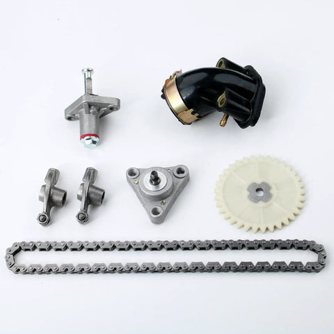 Big Bore GY6 Cylinder Rebuild Kit With Large Valve Head For 139QMB 139QMA And 147QMD Scooters Mopeds ATVs And Go Karts 69mm Long Valve Heads
