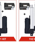 Straight Up Slick 24V Electric Linear Actuator With Hefty 3000 Newton Force and Quick Telescopic Extension side by side kits.
