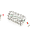 Ten Pieces Stainless Steel Fishing Bait Cage Feeder Set With S M L Sizes Rust Resistant Cage Traps For Freshwater And Saltwater Tackle Kit Pro Grade For Live Bait Or Stored Lure Deployment single cage