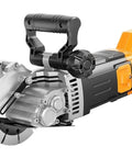 Heavy Duty 4800W Electric Wall Grooving Machine Pro Wall Chaser And Slot Cutter with steel base and depth guide.