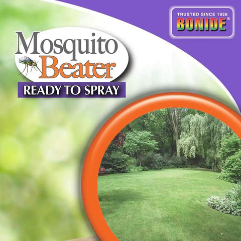 Mosquito Beater 32 Ounce Ready To Spray Insect Repellent That Kills Mosquitoes Flies And Ticks For Long Lasting Outdoor Control No Mixing Needed For Lawn And Garden label
