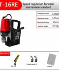 Heavy Duty Magnetic Drill Press For Steel Engineering Jobs. Benchtop unit with adjustable speed and accessories for precise drilling.