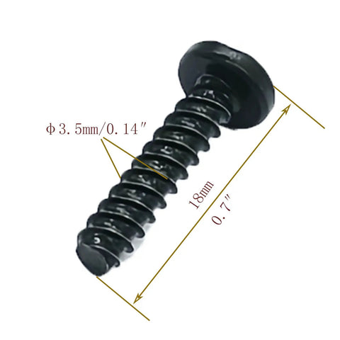 Replacement 10 Piece Screws Set For Power Tools Replaces 330019-04 330013-04 heavy-duty steel fastener with dimensions labeled