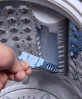 Full Automatic Portable Washer And Dryer Combo Featuring Built In Pump Drain 8 Lbs Compact Laundry Spin Dryer interior with blue filter being installed.