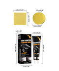 All In One Car Scratch Remover Wax Kit With Wiping Sponge For Deep Scratches On All Vehicle Paints 2026 Edition Polishing Wax Duo