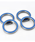 Rubber Sealed Miniature Ball Bearings Kit For RC Cars With Dope Range Of Sizes 2x6x3 5x10x4 5x8x2.5 4x10x4 5x11x4 6x12x4 12x18x4mm High Precision ABEC Bearings For Smooth Quiet Spins, blue sealed rings