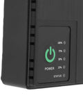Dont Stress Over Power Outages With This Compact Mini Ups Backup Power Supply Packing 8800mah Capacity And 18w Output To Keep Routers Modems And Security Cameras Running Smoothly, showing power status indicators.