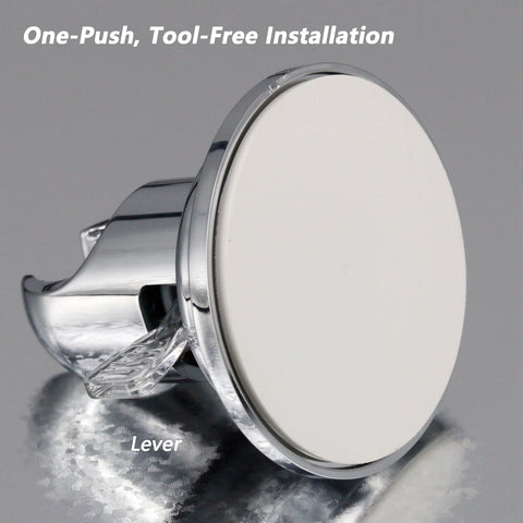 Sturdy Chrome Suction Cup Shower Head Holder For Handheld Showers No Drill Required Easy Peasy Install On Flat Smooth Surfaces