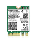 Tri Band WiFi 6E Network Card With AX210 NGW Bluetooth 5.3 For Laptop Upgrade, top view showing model details and connectors