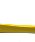Side view of 1-1/16 Inch Marine Propeller Wrench with 9/16 Inch Drain Plug Socket in durable yellow glass reinforced plastic.