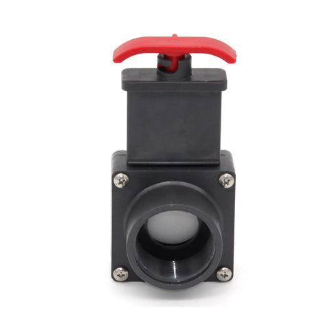 Must Have 1.5 Inch Gate Valve Full Shut Off For Above Ground Pools Threaded Male To Female Adapter Cuts Water Flow