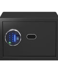 Smart Biometric Safe With Fingerprint Lock, Silent Mode, Backlit Keypad And LED Light, Compact Home Safe
