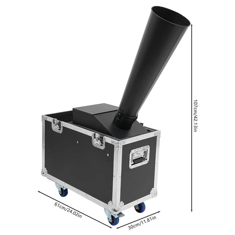Ready To Fire Up Your Massive Bash This Manual Control Confetti Cannon Uses Reliable Gas Power And Heavy Steel Construction To Blast Confetti At Weddings Or Nightclubs