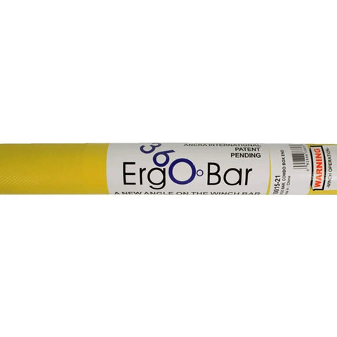 Close-up of label on 360 Winch Bar With Combination Square End For Flatbed Trailers Built For Haulin High Strength Steel Tie Down Tool